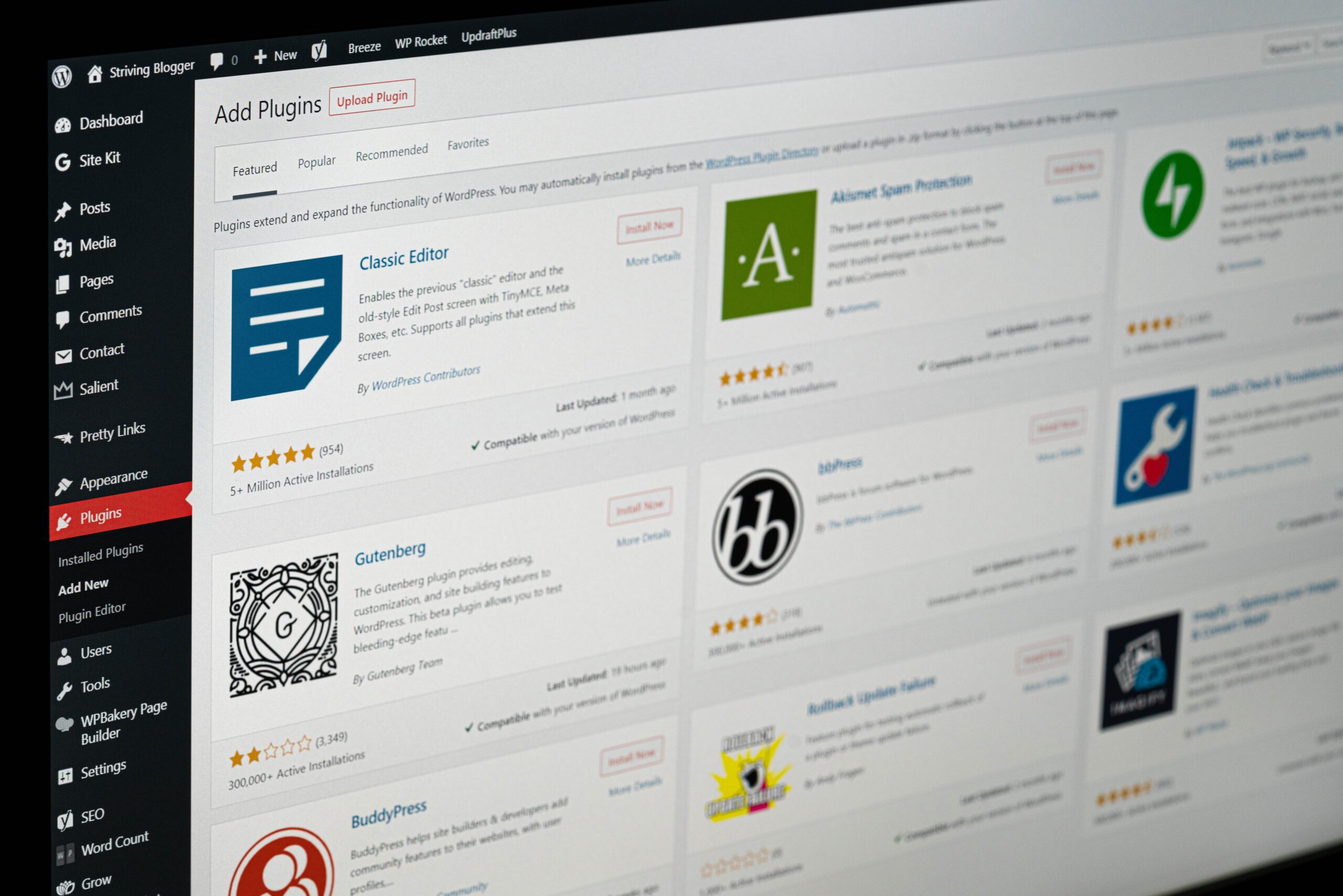 5 Essenzielle Plugins für jede WordPress Website